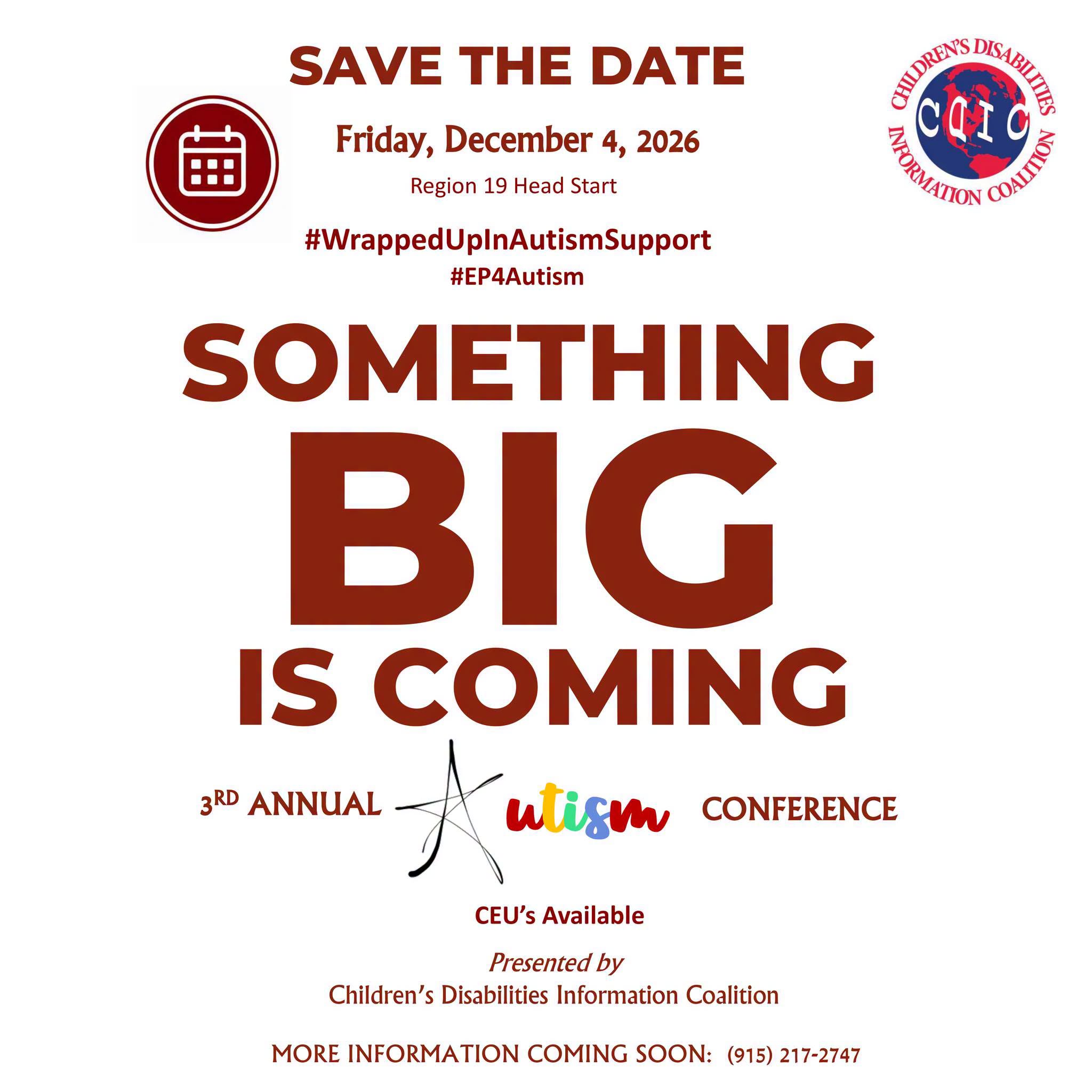 Save the Date 2026